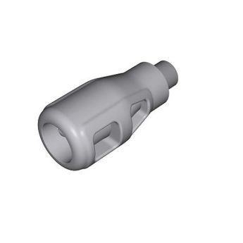 Barrel outlet brake, large