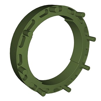 Tank track wheel - rim