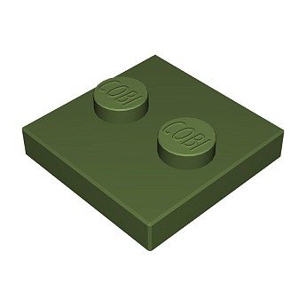 2x2 1/3 plate with two central pivots