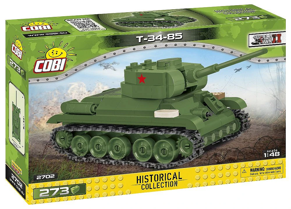 T-34-85 (COBI-2702)  Tanks - scale 1:48  cobibricks.com