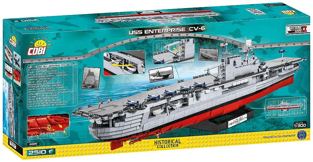 2025年新作入荷 (CV-6) Enterprise USS (COBI-4815) cobi.pl  boats and Ships  船・ボート