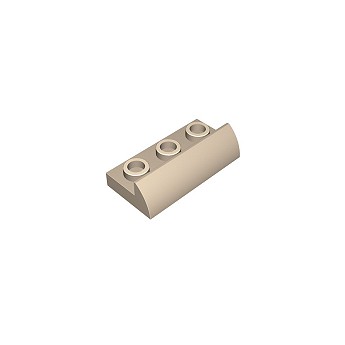 1,5x3 1/3 laterally rounded block