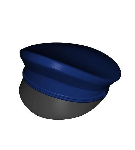 Officer's cap with visor