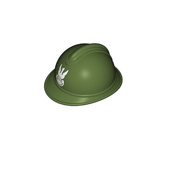 Adrian french helmet, printed