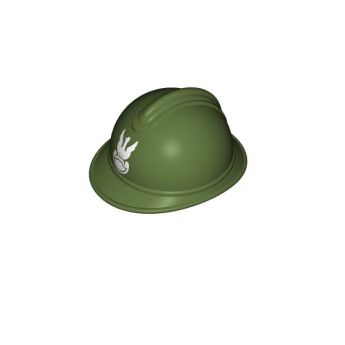 Adrian french helmet, printed