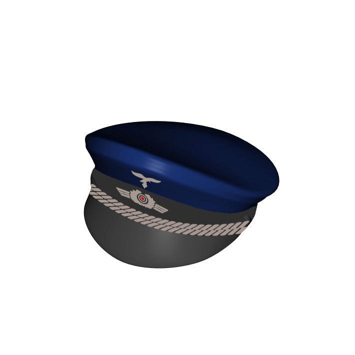 Czapka oficerska z daszkiem, nadruk