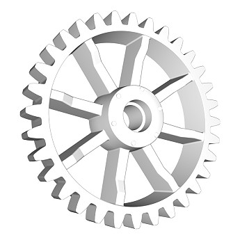 Gear wheel, rear - Panzer III k