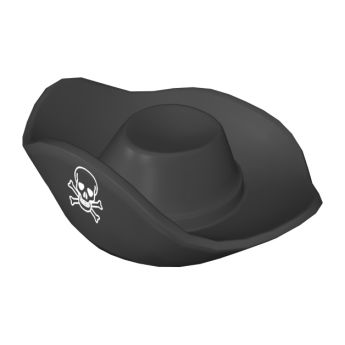 Pirate captain hat, printed