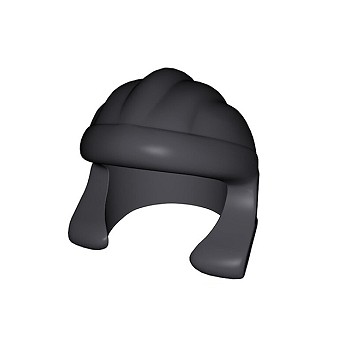 Military tank helmet, black