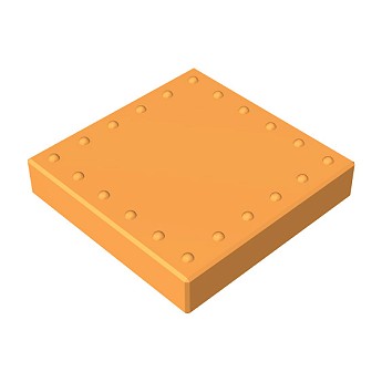 2x2 1/3 with rivets