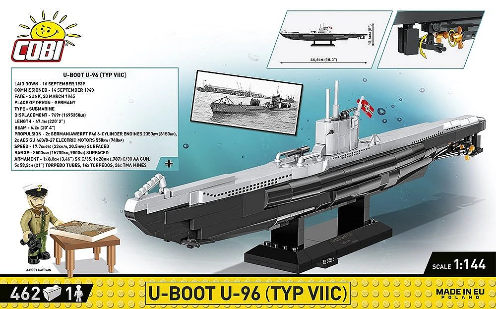 U-Boot U-96 Typ VIIC - Limited Edition (COBI-4845)  Limited