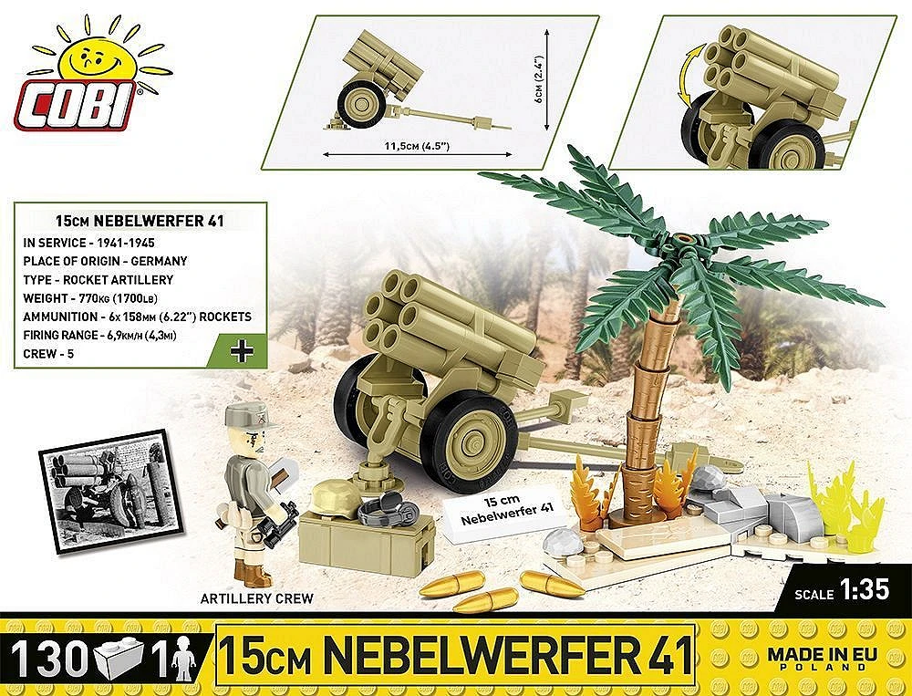 15 cm Nebelwerfer 41 (COBI-2291)  Cannons  cobibricks.com