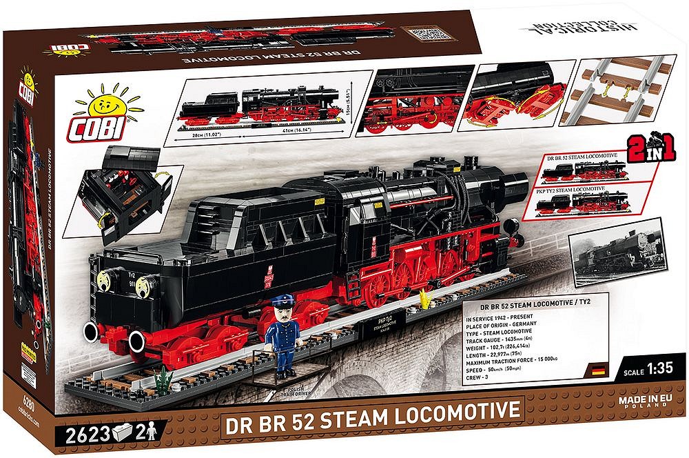 DR BR 52 Steam Locomotive 2in1 - Executive Edition - fot. 15