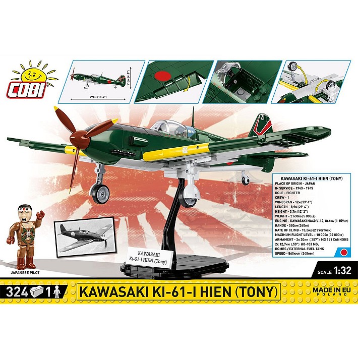 Kawasaki Ki61 Hien Fighter Plane 244th Flight Regiment Chofu