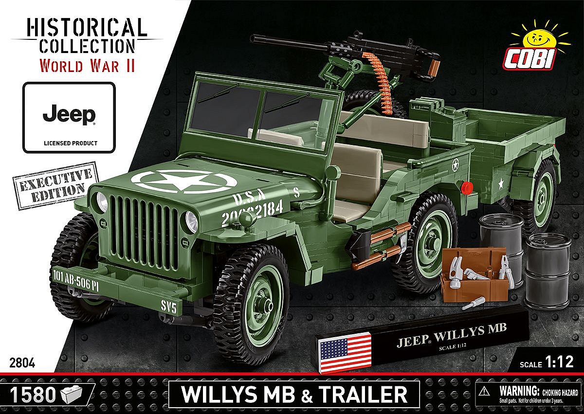 Willys MB & Trailer - Executive Edition - uszkodzone pudełko - fot. 5