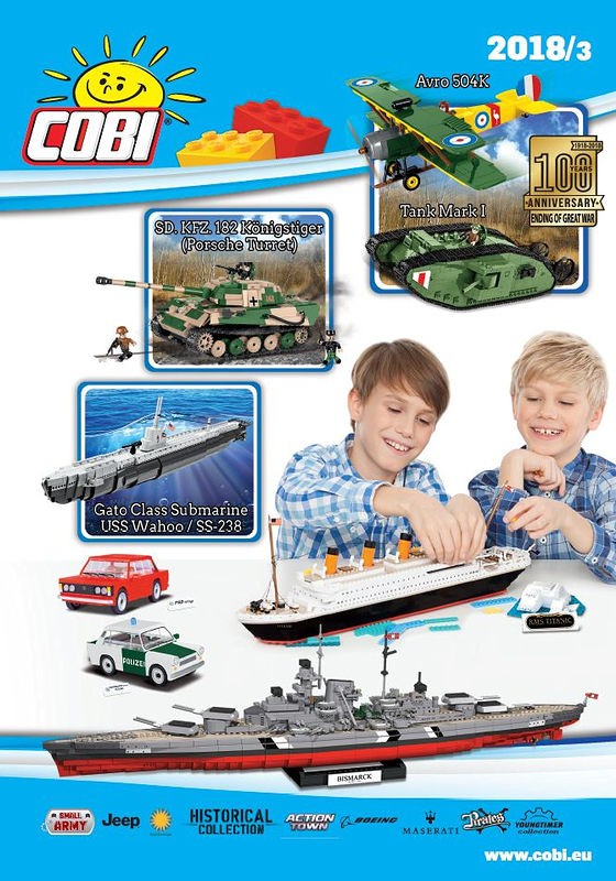 New catalogue of Cobi blocks 3/2018