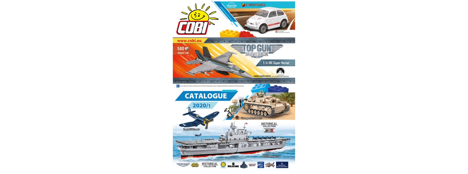 New Cobi bricks catalogue 2020/1
