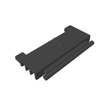 Caterpillar link large 2x4, black