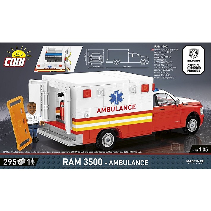 Dodge Ram 3500 6. 7L Cummins Type I Ambulance (2015) : Emergency & Fire