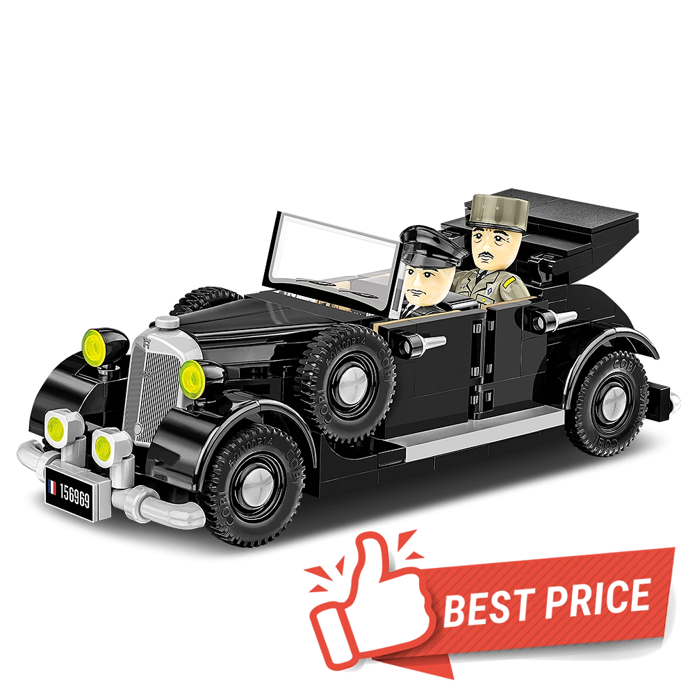 希少 CHARLES DE GAULLE パッチ Horch830BL De Gaulle (COBI-2261)  Tanks and vehicles  cobibricks.com