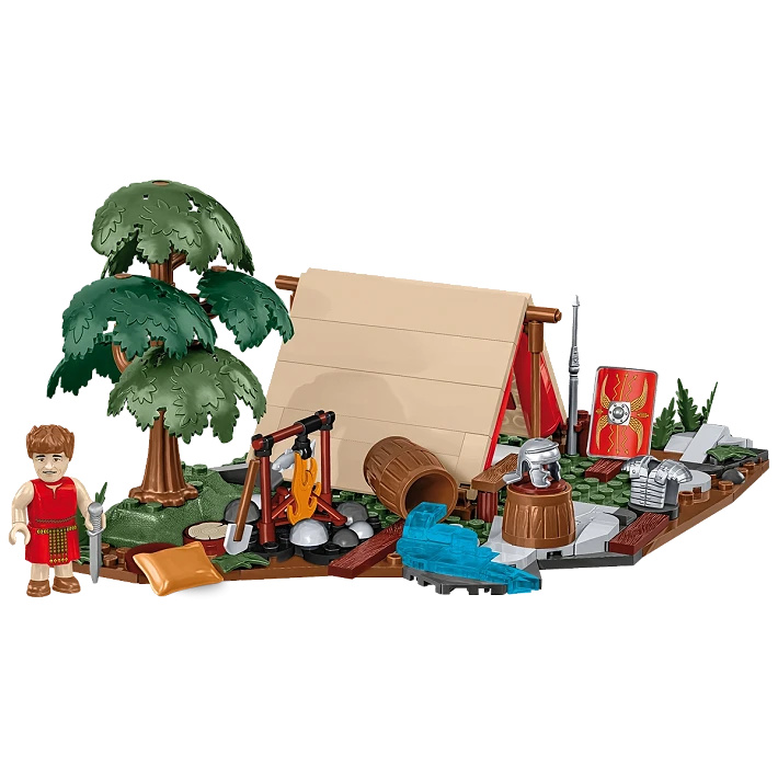 Namiot rzymskich legionistów