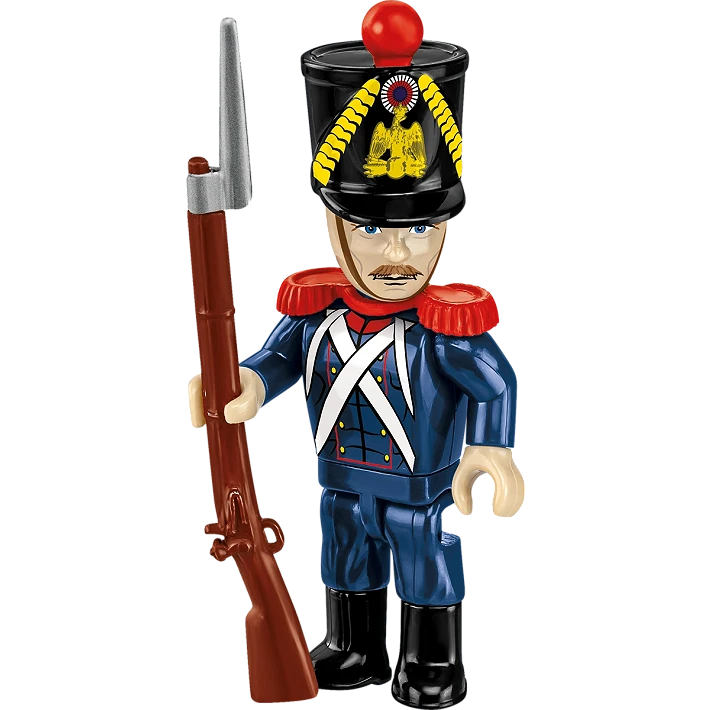 Francuski artylerzysta z armatą - fot. 6