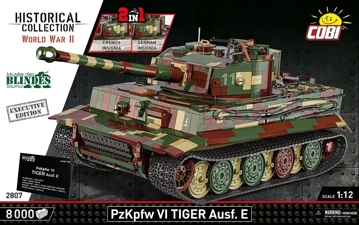 Everything you need to know about the huge PzKpfw VI Tiger Ausf. E – Executive Edition set in 1:12 scale!
