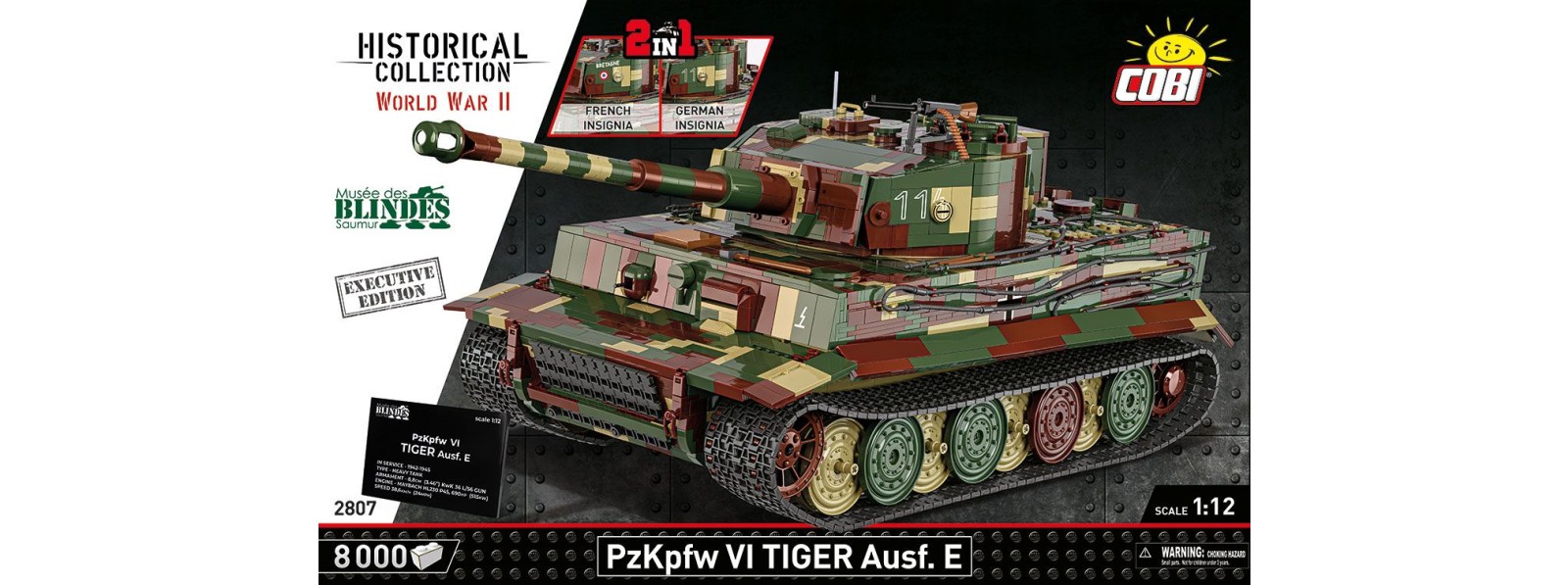 Everything you need to know about the huge PzKpfw VI Tiger Ausf. E – Executive Edition set in 1:12 scale!