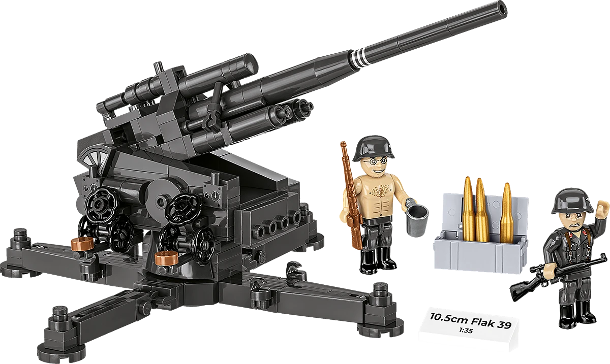 10,5 cm Flak 39 (COBI-3142)  Cannons  cobibricks.com