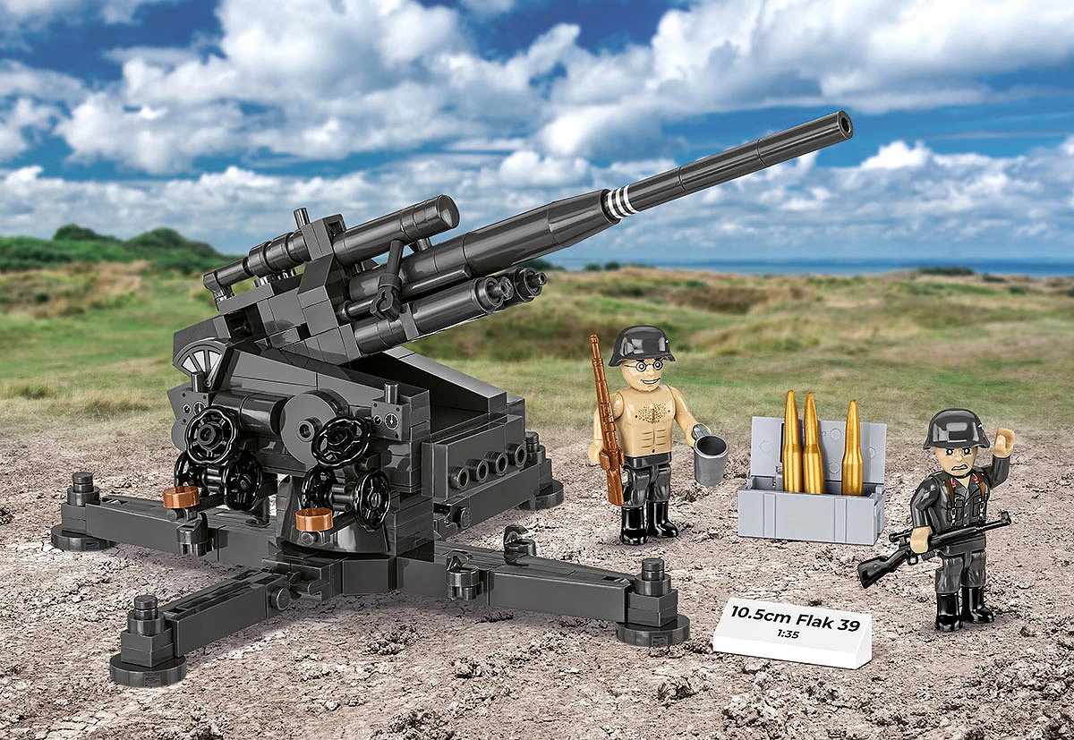 10,5 cm Flak 39 (COBI-3142)  Cannons  cobibricks.com