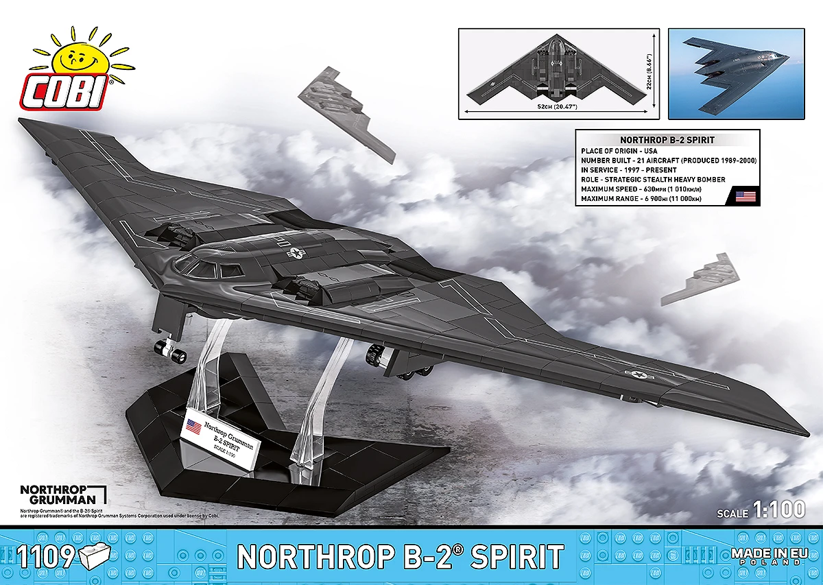 Northrop B-2 Spirit (COBI-5916)  Aircraft  cobibricks.com