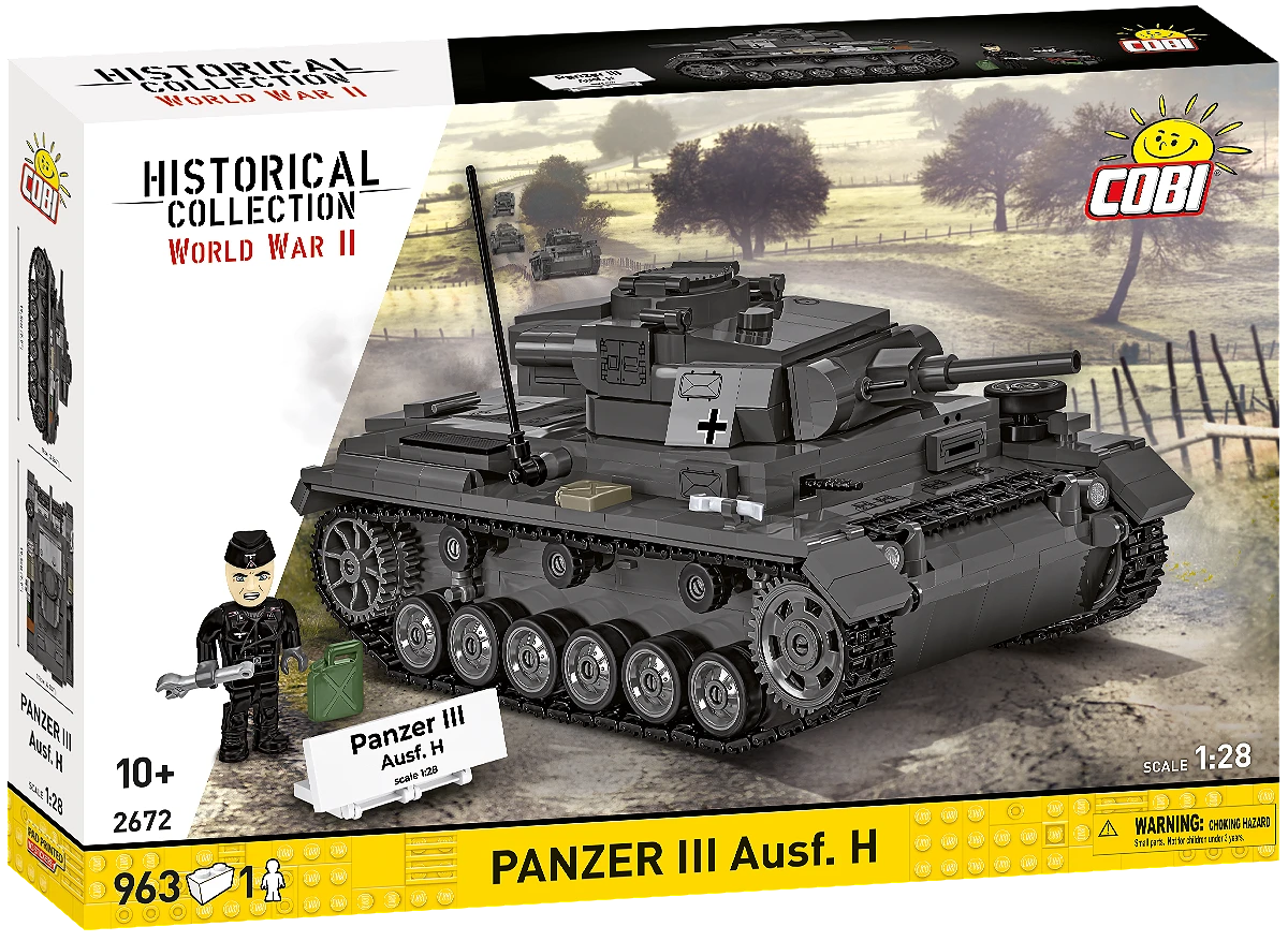 Panzer III Ausf.H (COBI-2672) \ Tanks and vehicles \ cobibricks.com