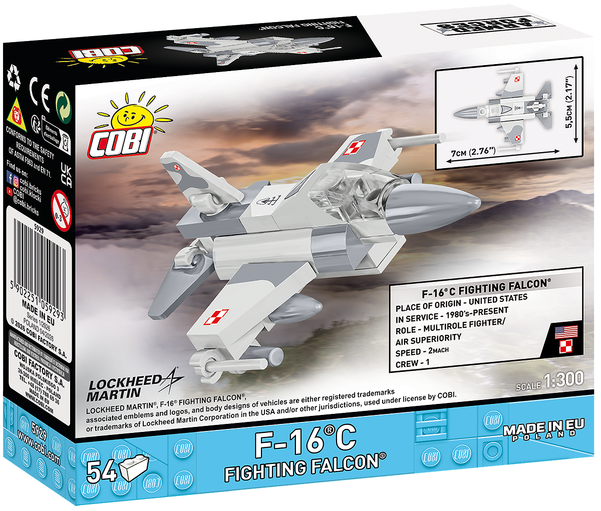 F-16C Fighting Falcon 1:300 - fot. 8