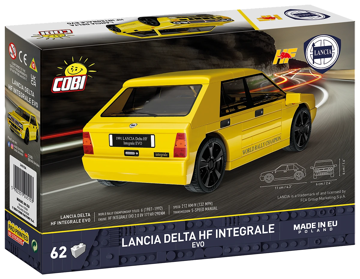 LANCIA DELTA HF integrale クッション Lancia Delta HF Integrale EVO 1991 (COBI-24515)  Lancia