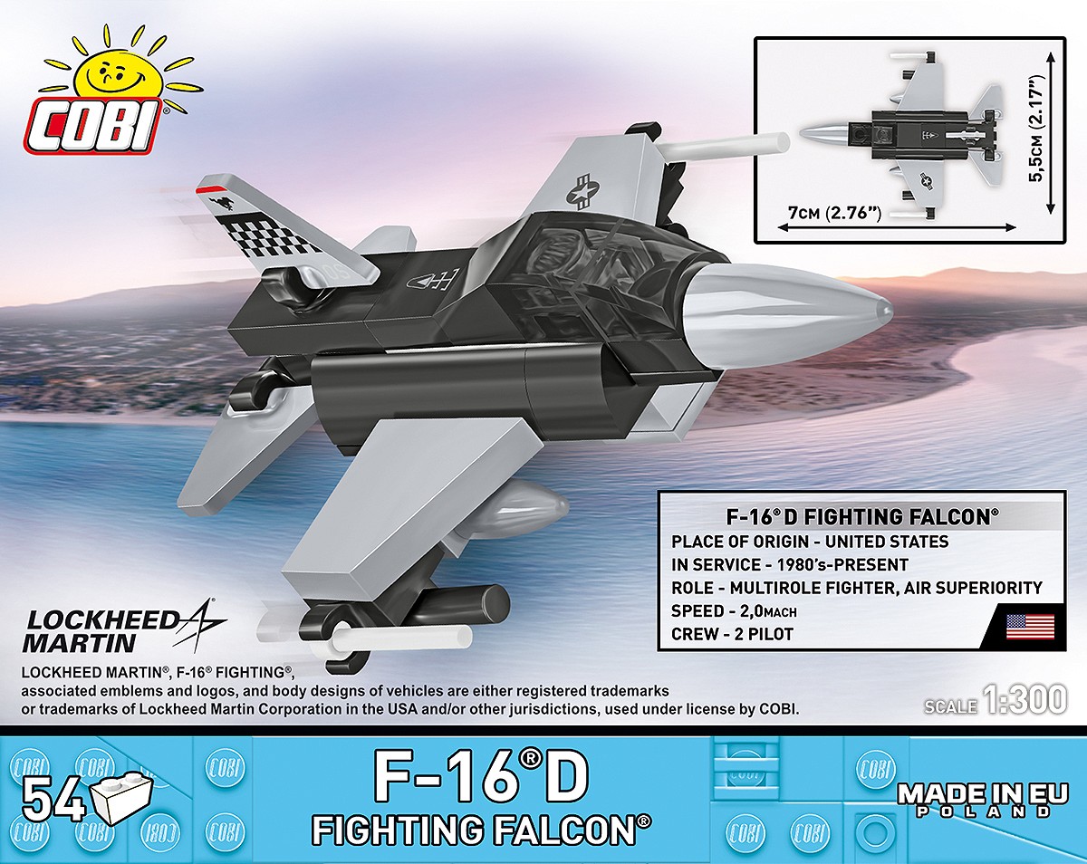 F-16D Fighting Falcon 1:300 - fot. 3